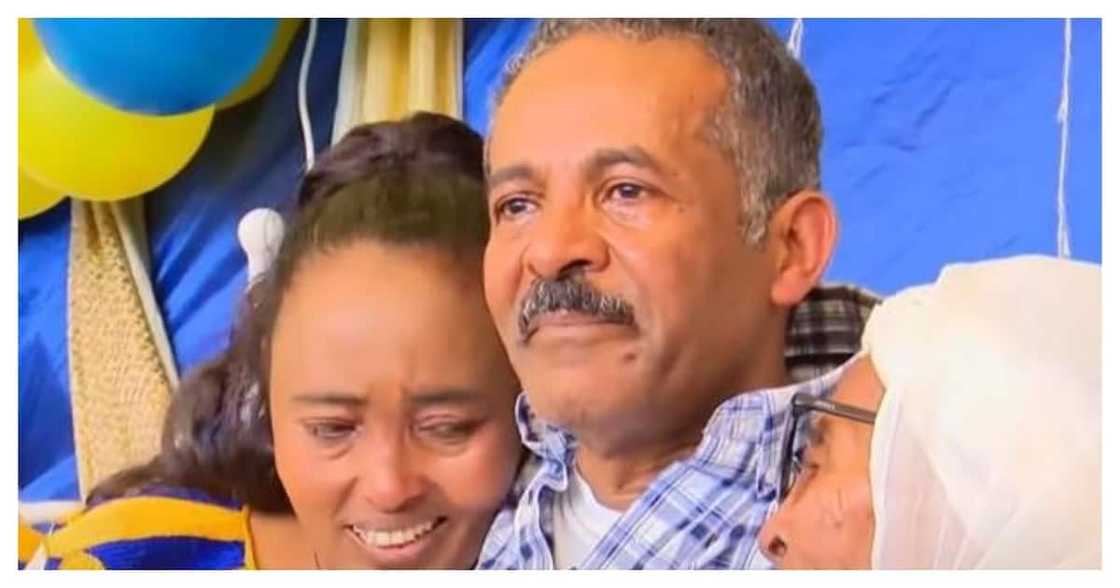 Zenebech and Kahsay had not seen each other in 47 years. Zenebech and Kahsay had not seen each other in 47 years.
