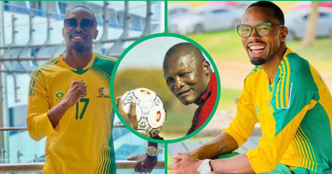 Bernard Parker is grateful to have met the former soccer player Lucas Moripe Bernard Parker is grateful to have met the former soccer player Lucas Moripe