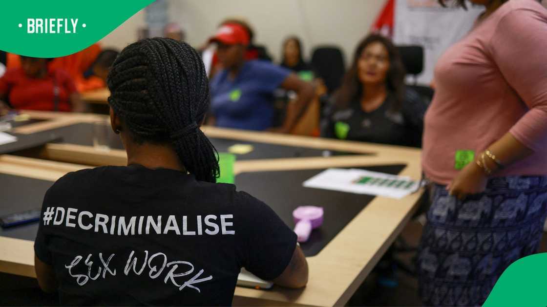 The Department of Justice said that a draft bill decriminalising sex work is in the pipeline