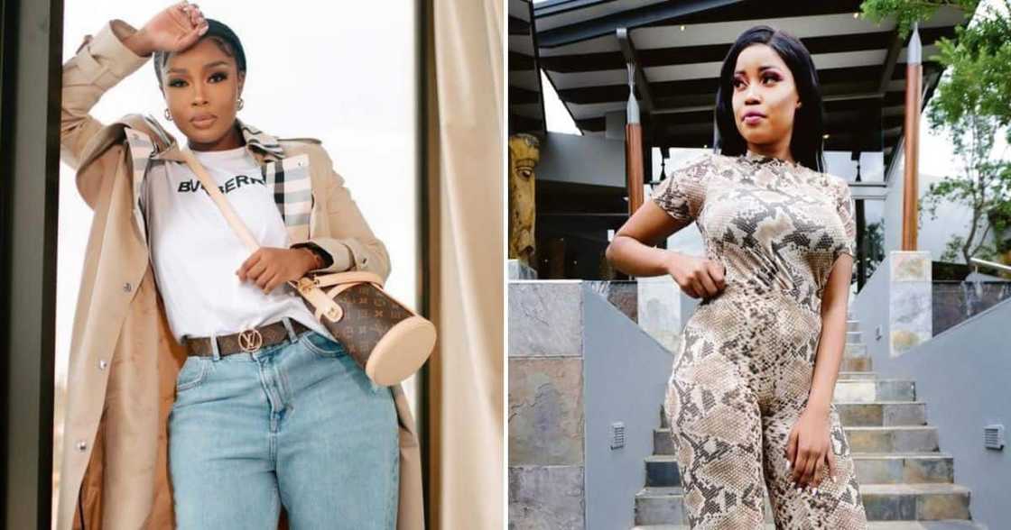 Eva Modika claims Sithelo is stalking her via fake IG account. Eva Modika claims Sithelo is stalking her via fake IG account.