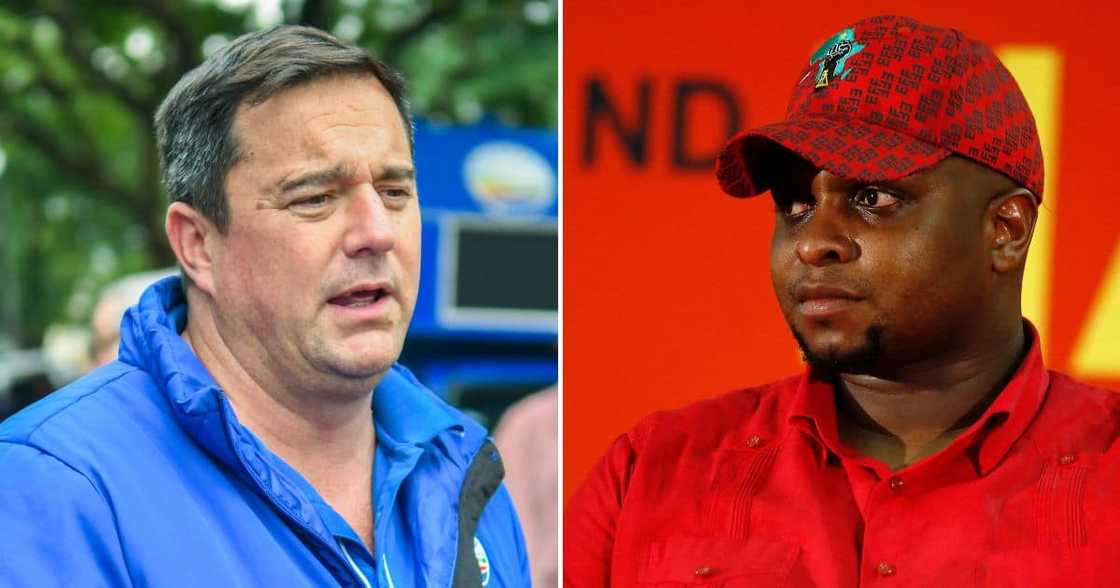Floyd Shivambu & John Steenhuisen Floyd Shivambu & John Steenhuisen
