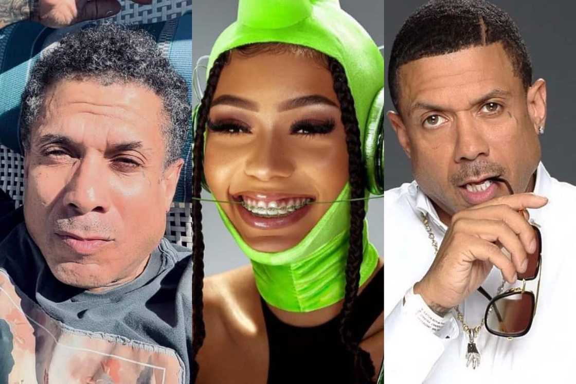 Coi Leray and her father, Benzino Coi Leray and her father, Benzino
