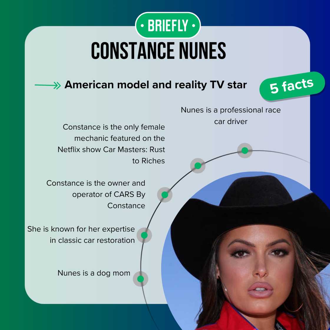 Constance Nunes prior to the NASCAR Cup Series