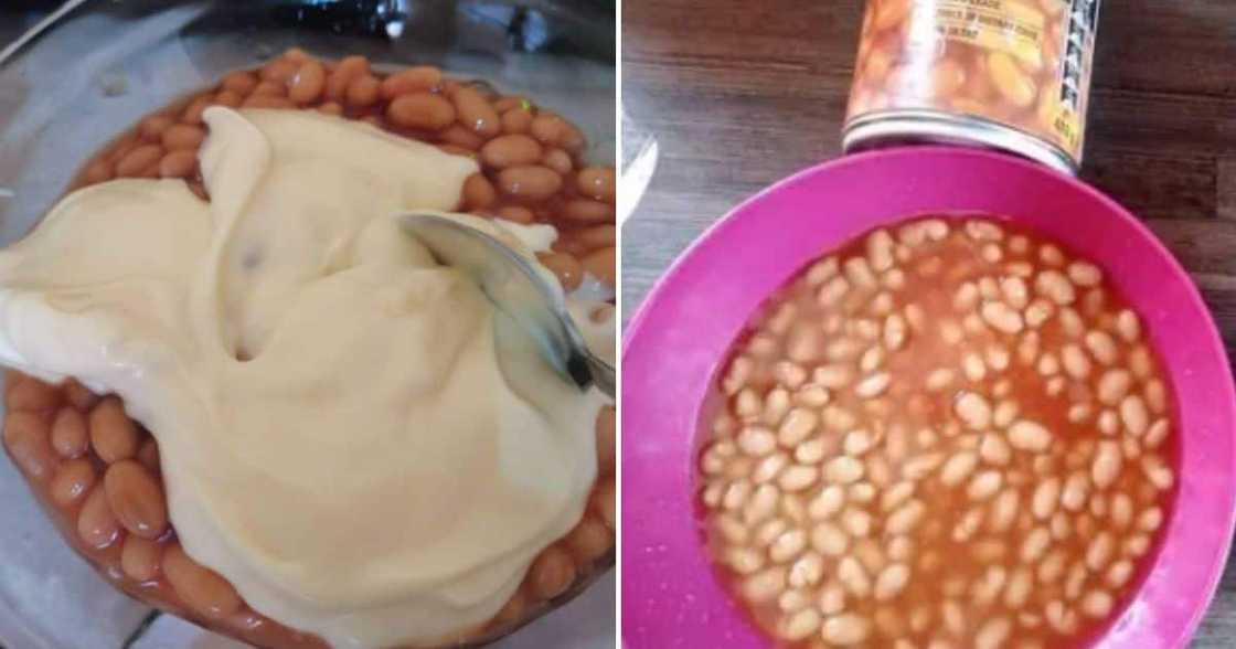 South African baked bean salad. South African baked bean salad.