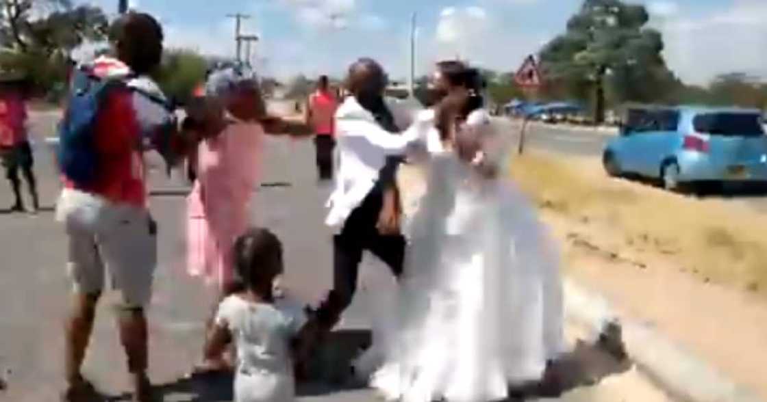 Hebanna: Lady Storms Man's Wedding, They Were Together Night Before