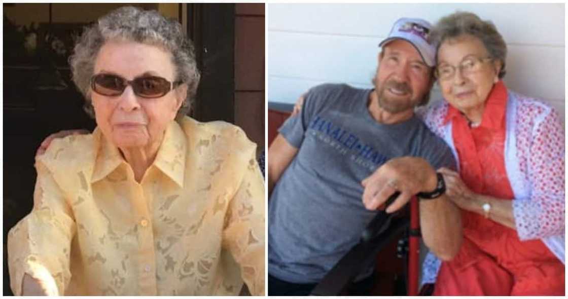 Chuck Norris celebrates his mother's 101 birthday. Chuck Norris celebrates his mother's 101 birthday.