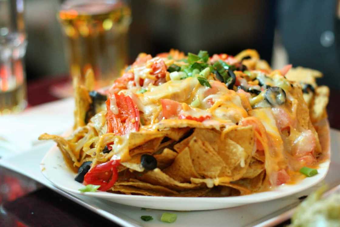 Homemade nachos Homemade nachos