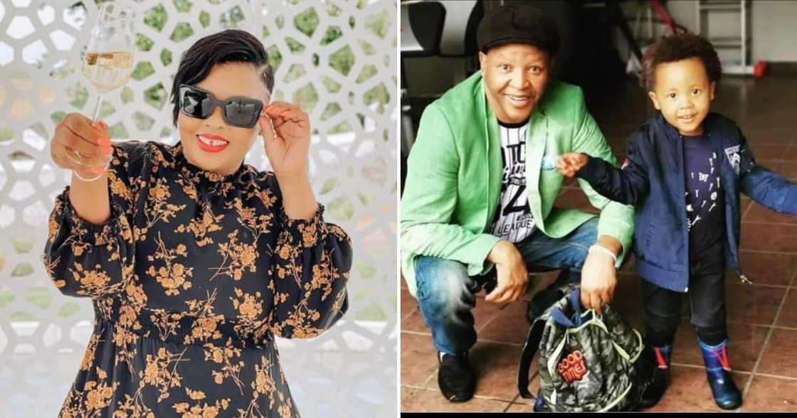 Anele celebrates son and father's birthday