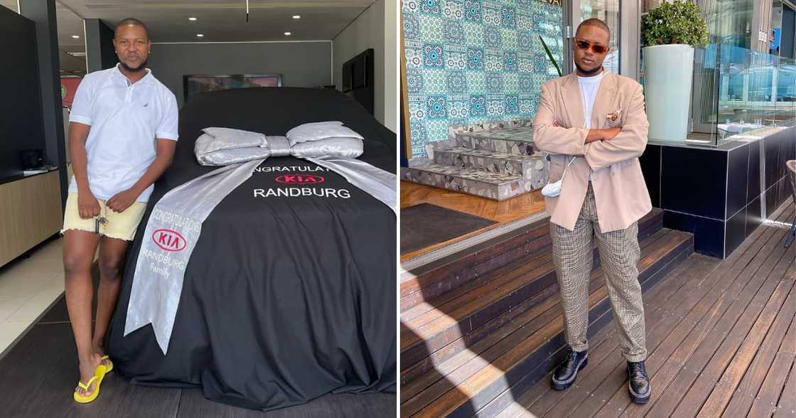 Man Beams Proudly Flexes His New Kia, Mzansi Applauds Win: "Congrats, Becky With the Good Car"