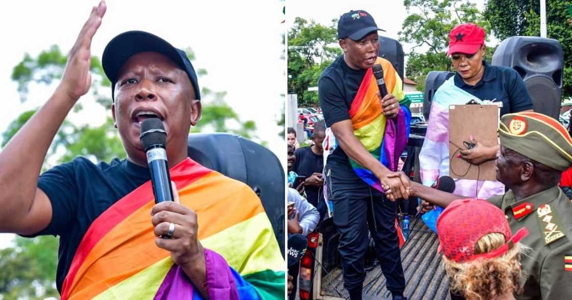 EFF protests against Uganda's anti-homosexuality bill EFF protests against Uganda's anti-homosexuality bill