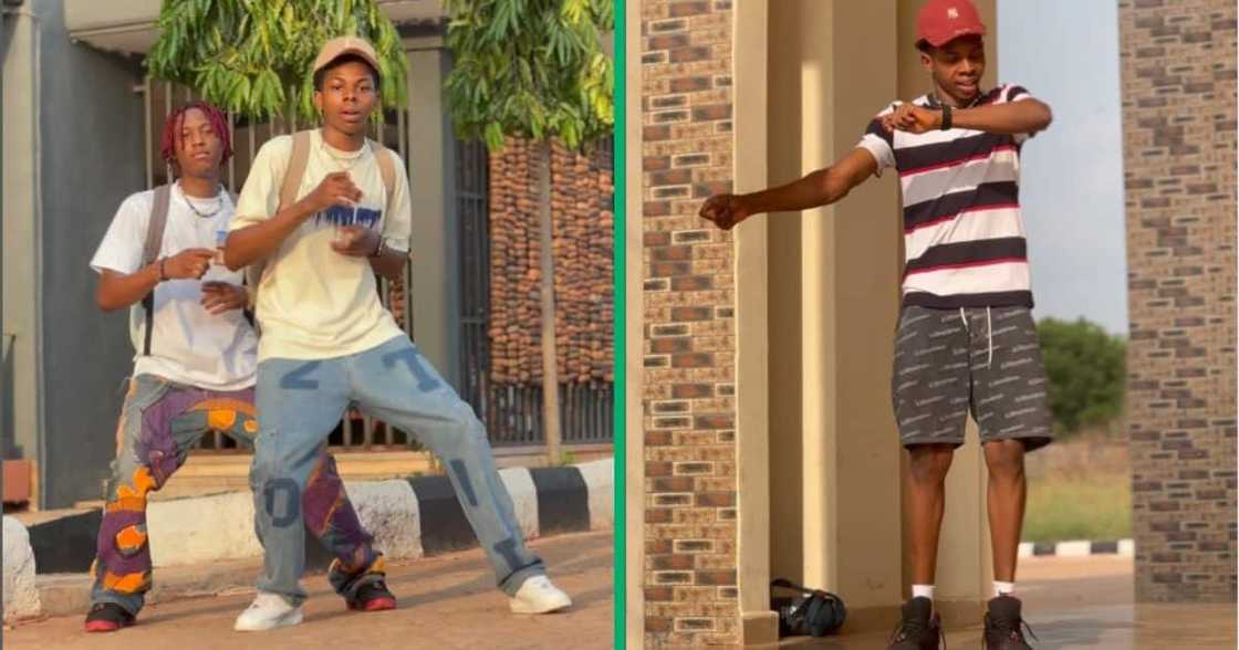 Two men do Tshwala Bam dance tutorial Two men do Tshwala Bam dance tutorial
