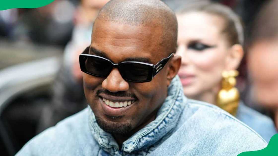 Kanye West attending the Paris Fashion Week Kanye West attending the Paris Fashion Week