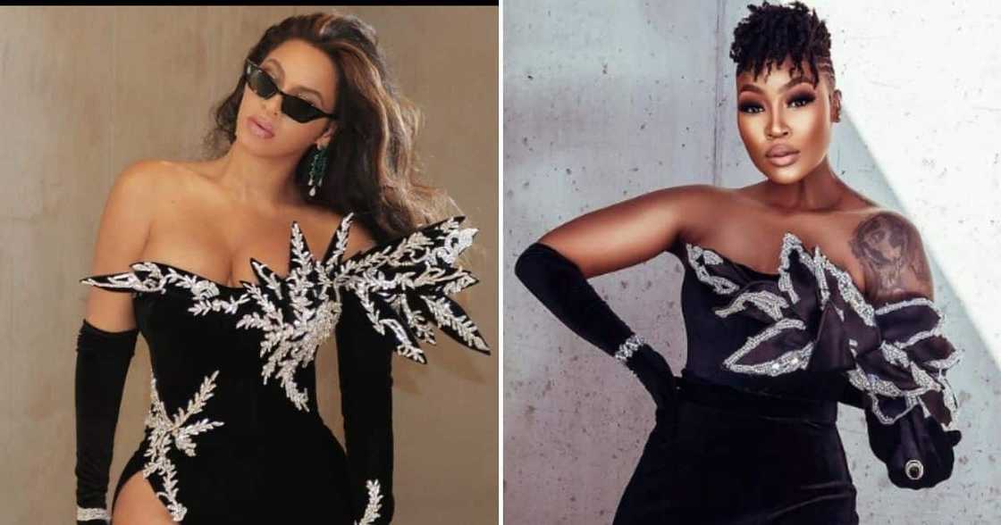 Lamiez Holworthy, Beyoncé, Durban July, Dress Lamiez Holworthy, Beyoncé, Durban July, Dress