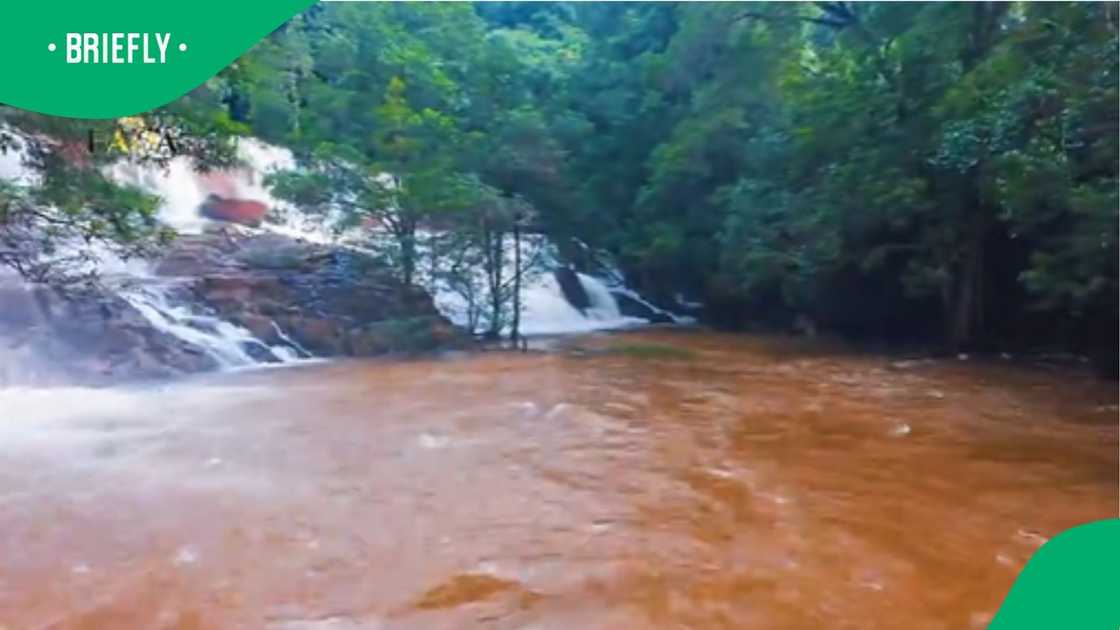 The trees, waterfall and beautiful stones in Phiphidi, Limpopo The trees, waterfall and beautiful stones in Phiphidi, Limpopo