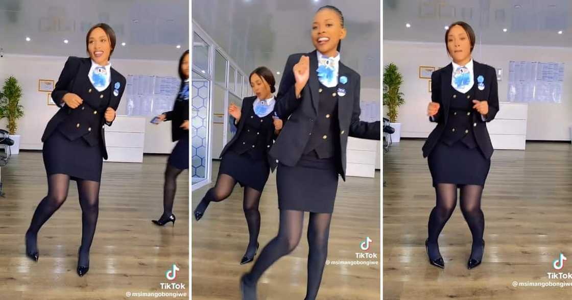 Gorgeous corporate women participated in a dance challenge Gorgeous corporate women participated in a dance challenge