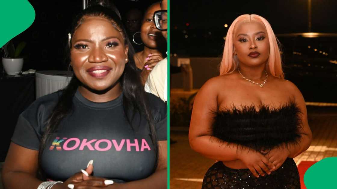 Makhadzi and Cyan Boujee went viral following One Woman Show hug.