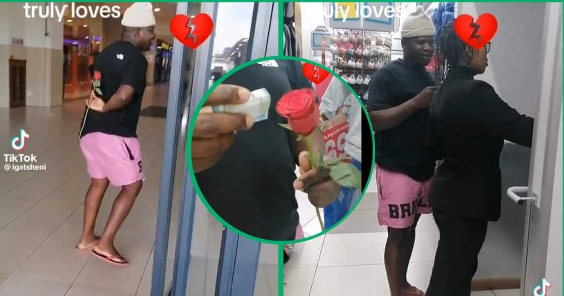 A man attempted to impress his crush A man attempted to impress his crush