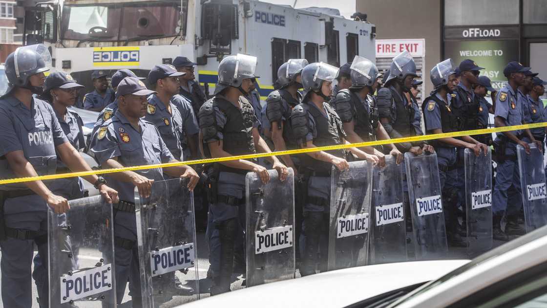 Law officers perform drills to prepare for real life situations