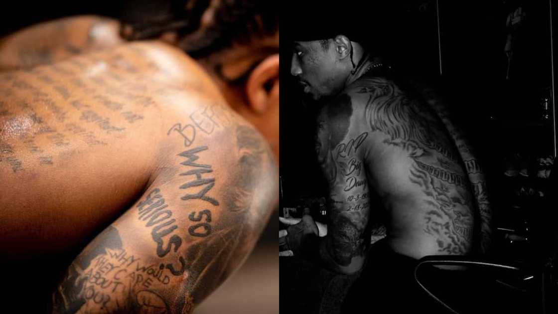 DeMar DeRozan's body ink DeMar DeRozan's body ink