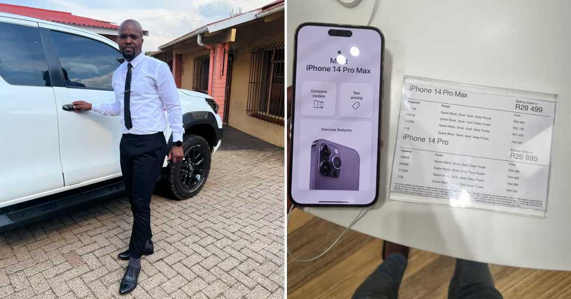 A dude decided to reward himself for all his hard work by buying an iPhone 14 Pro Max. A dude decided to reward himself for all his hard work by buying an iPhone 14 Pro Max.