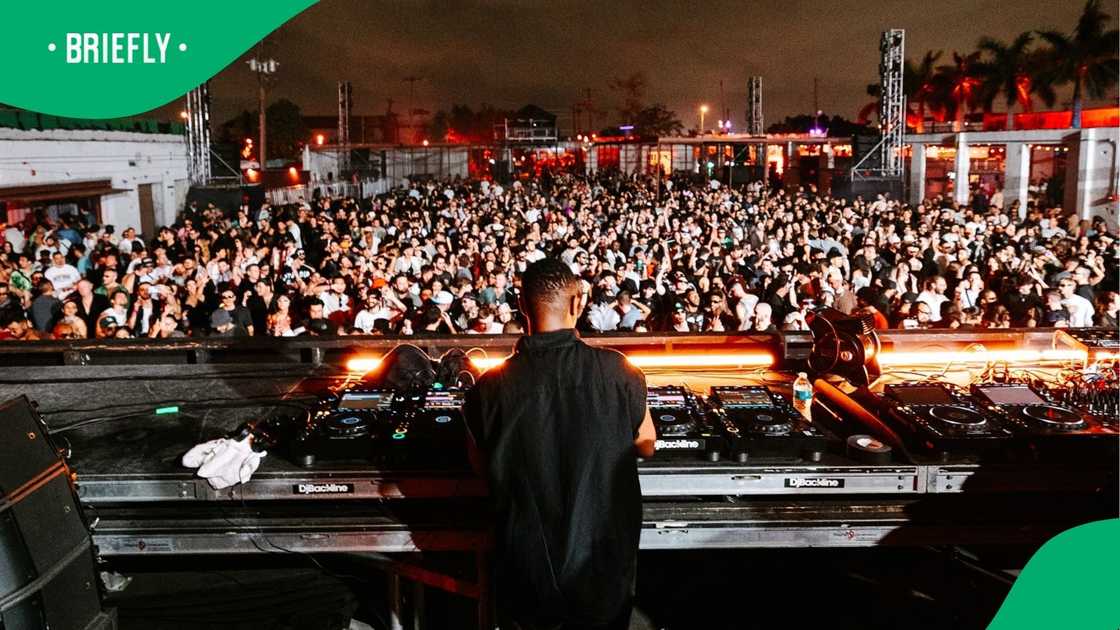 DJ Shimza performs all over the world. DJ Shimza performs all over the world.