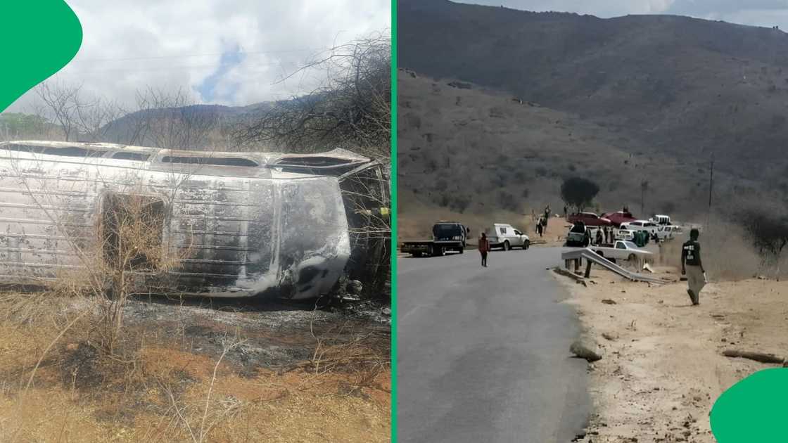 Taxi with MK Party members crashes, 6 killed and 10 injured Taxi with MK Party members crashes, 6 killed and 10 injured