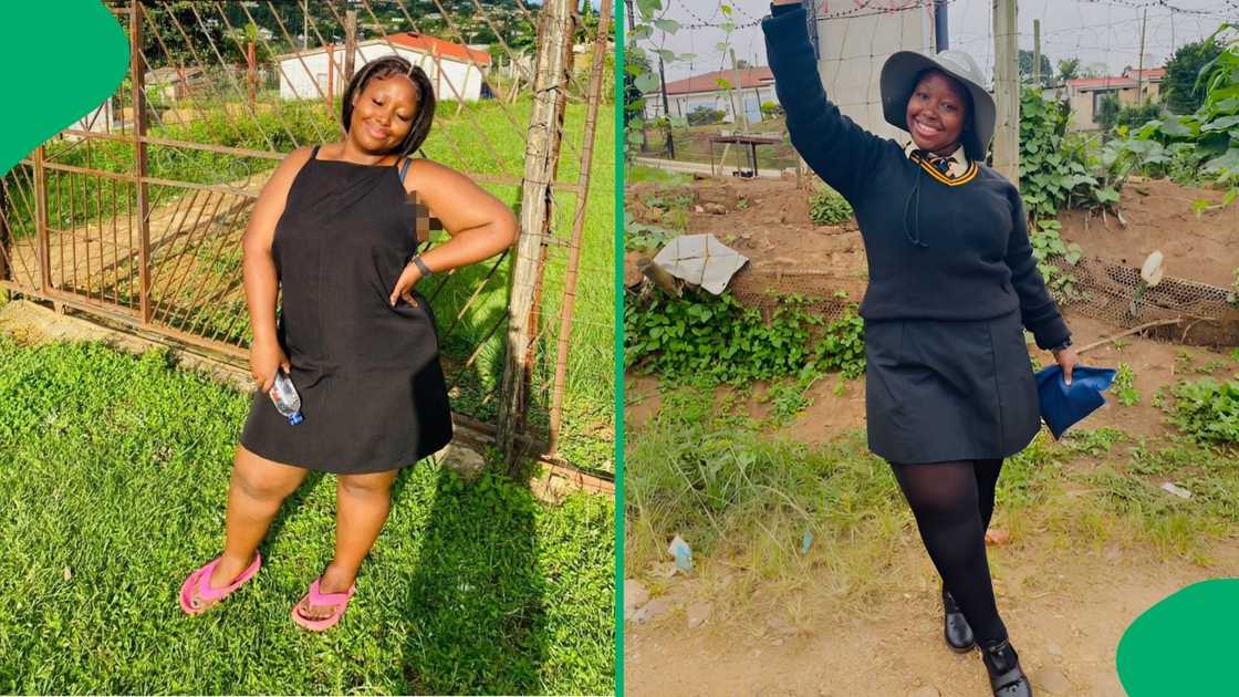 The 28-year-old agreed to return to Grade 11 to refresh her mind and finish her matric after a ten-year break