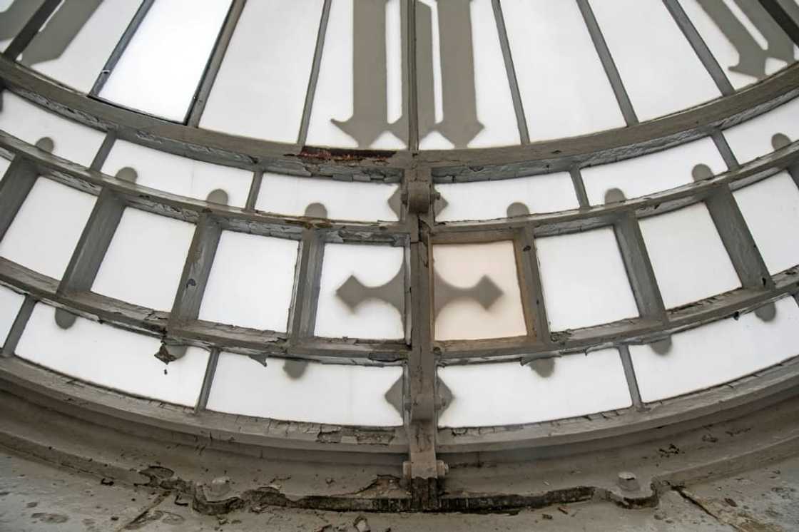 Repairs were also needed to the clock's four faces