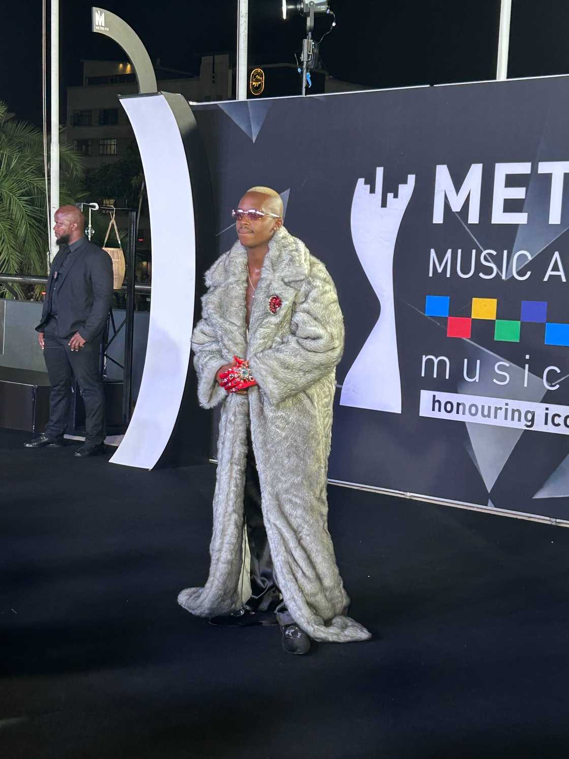 Ciza attended the Metro FM Music Awards. Ciza attended the Metro FM Music Awards.