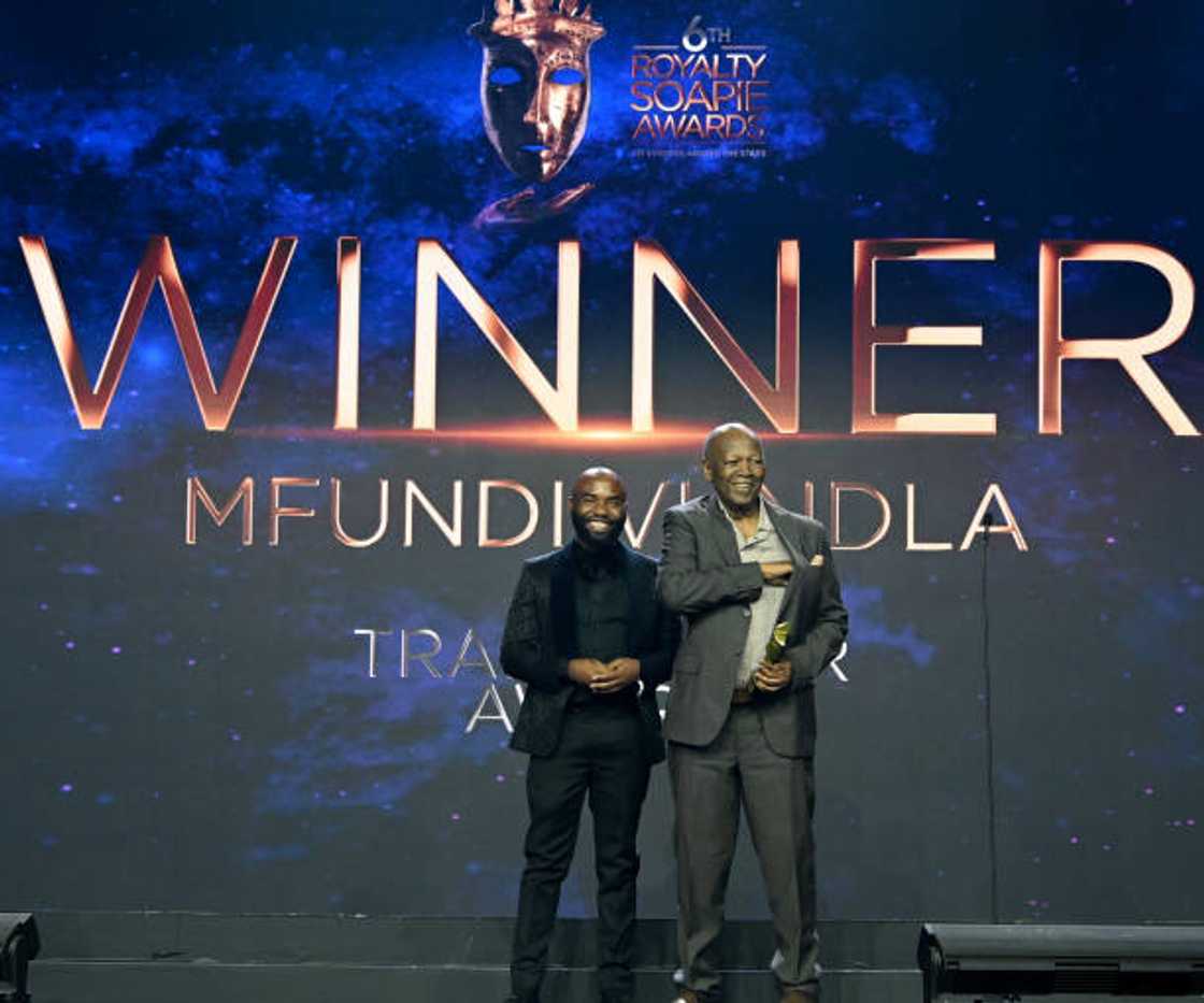 Phathu Makwarela & Mfundi Vundla at the 6th Annual Royalty Soapie Awards Phathu Makwarela & Mfundi Vundla at the 6th Annual Royalty Soapie Awards