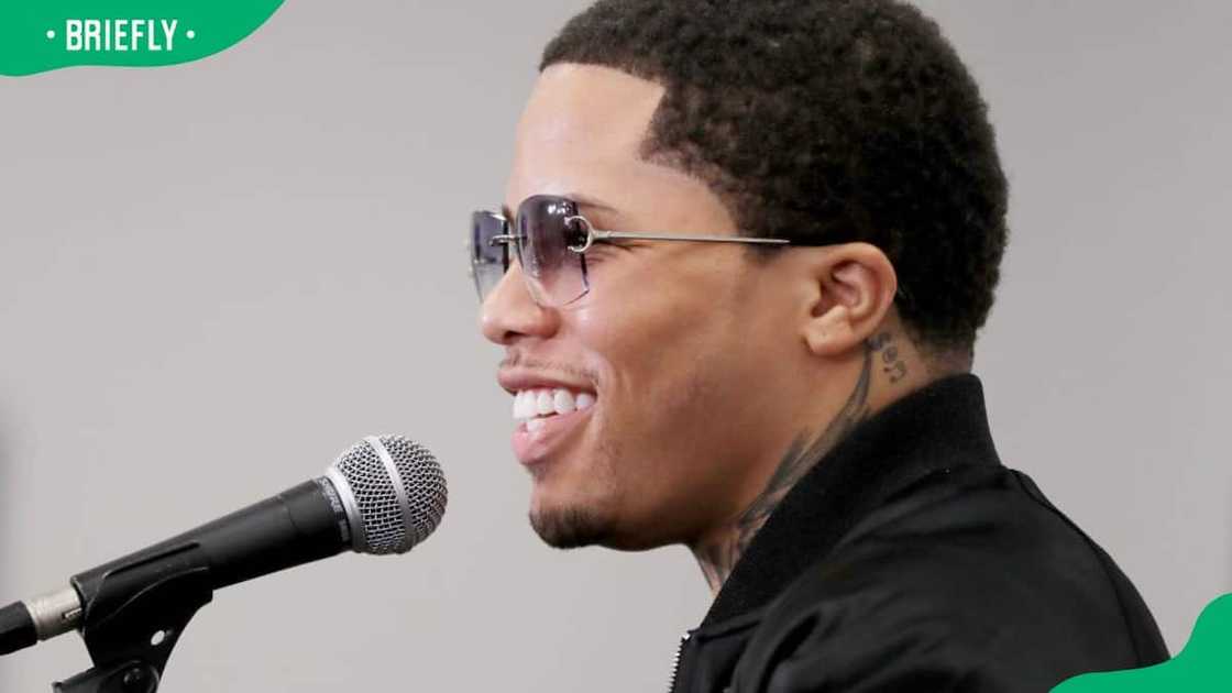 Gervonta Davis attending an event at the Barclays Centre Gervonta Davis attending an event at the Barclays Centre