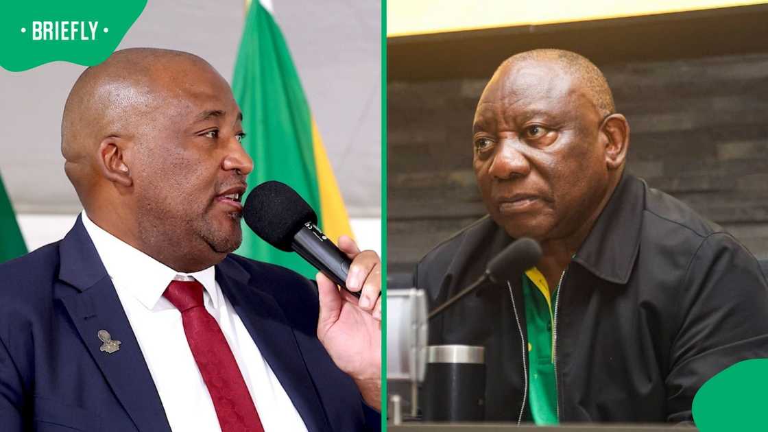 Patriotic Alliance president Gayton McKenzie commented on ANC members calling for Cyril Ramaphosa's removal Patriotic Alliance president Gayton McKenzie commented on ANC members calling for Cyril Ramaphosa's removal