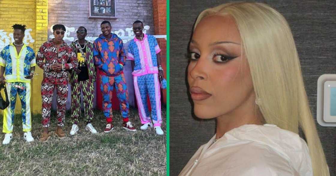 The Joy spoke about their performance alongside Doja Cat at Coachella. The Joy spoke about their performance alongside Doja Cat at Coachella.