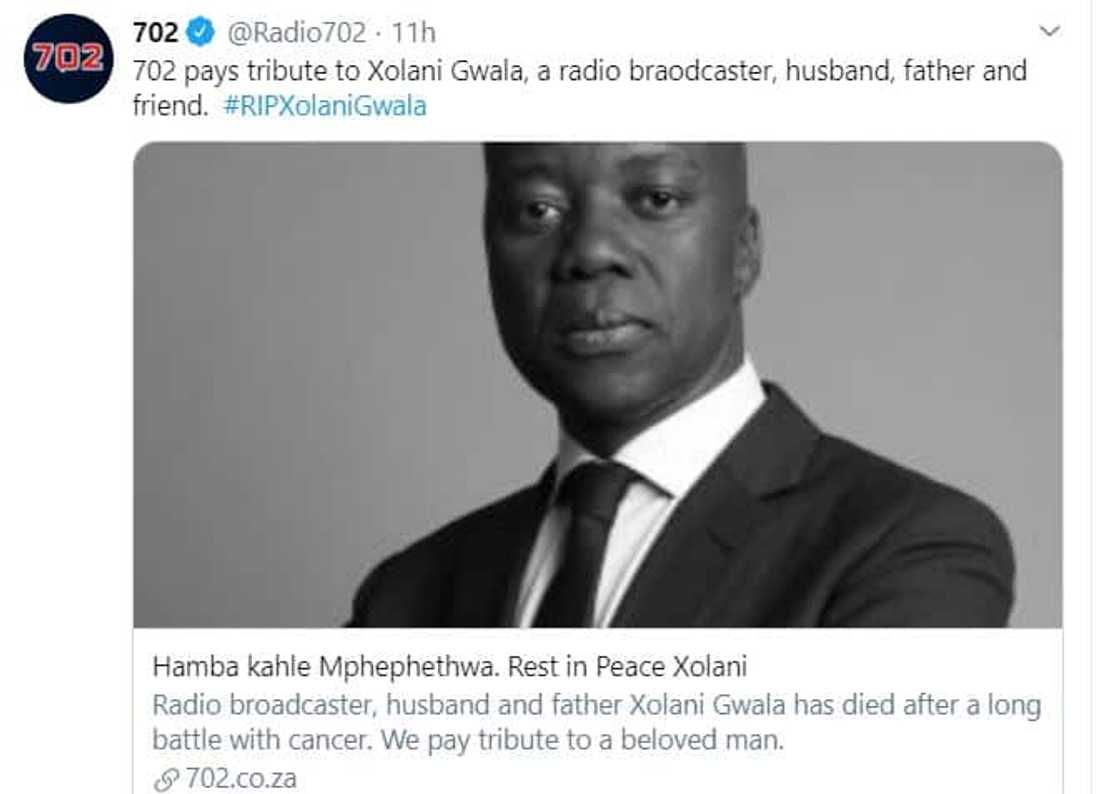 Xolani Gwala biography: age, daughters, wife, ex wife, salary, 702 and latest news Xolani Gwala biography: age, daughters, wife, ex wife, salary, 702 and latest news