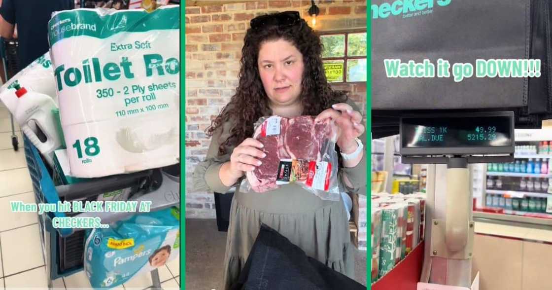 Woman saves big on Black Friday Woman saves big on Black Friday