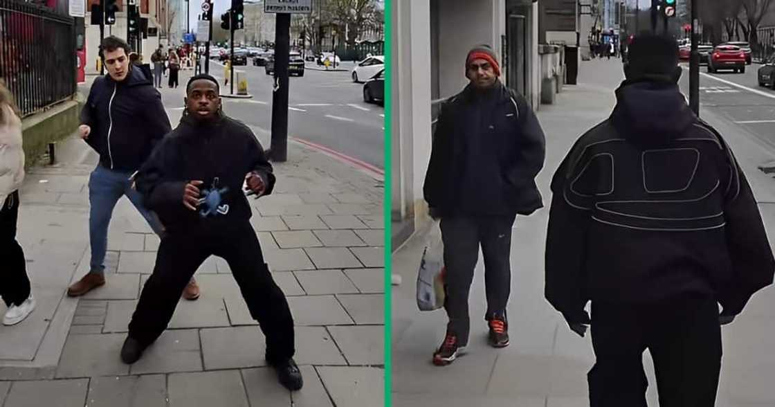 A man from France participated in the 'Tshwala Bami' dance challenge on London streets A man from France participated in the 'Tshwala Bami' dance challenge on London streets
