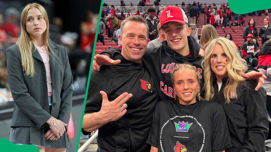 Hailey Van Lith and her family