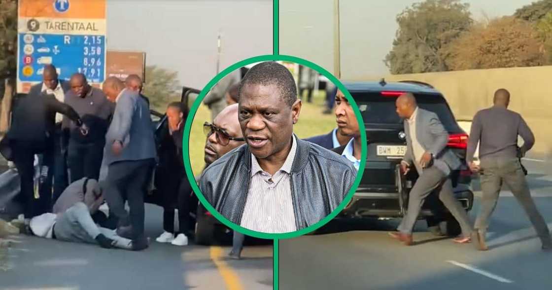 Paul Mashatile, SA Deputy President during a visit to Cedara College of Agriculture