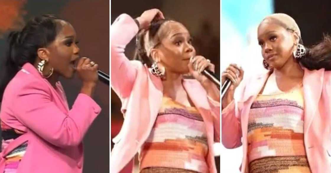 Video of Sarah Jakes Roberts' wig falling off while preaching