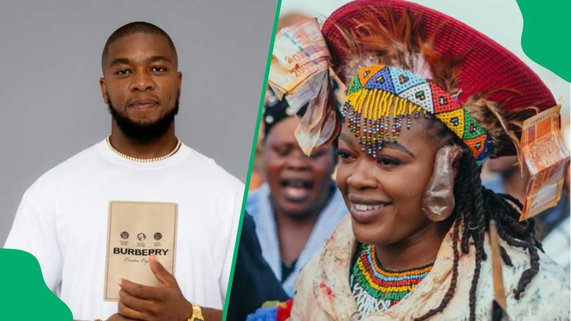 Netizens rave over Thembinkosi's new wife