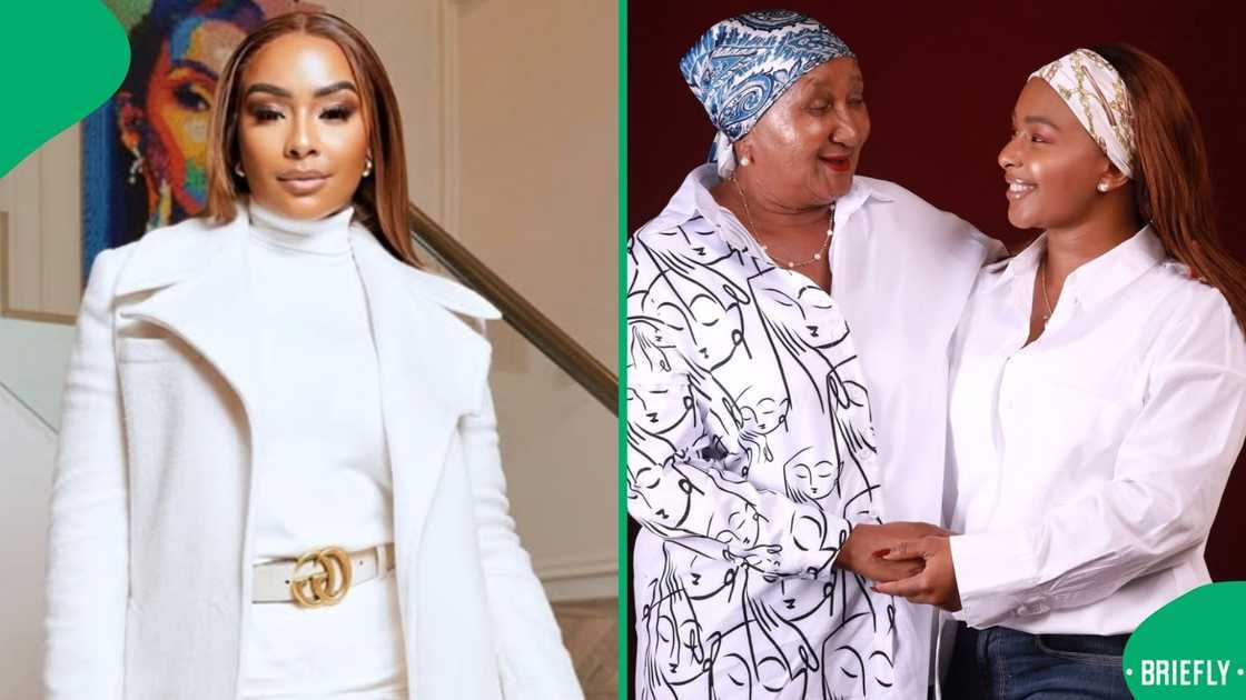 Boity remebered her granny a year after her passing. Boity remebered her granny a year after her passing.