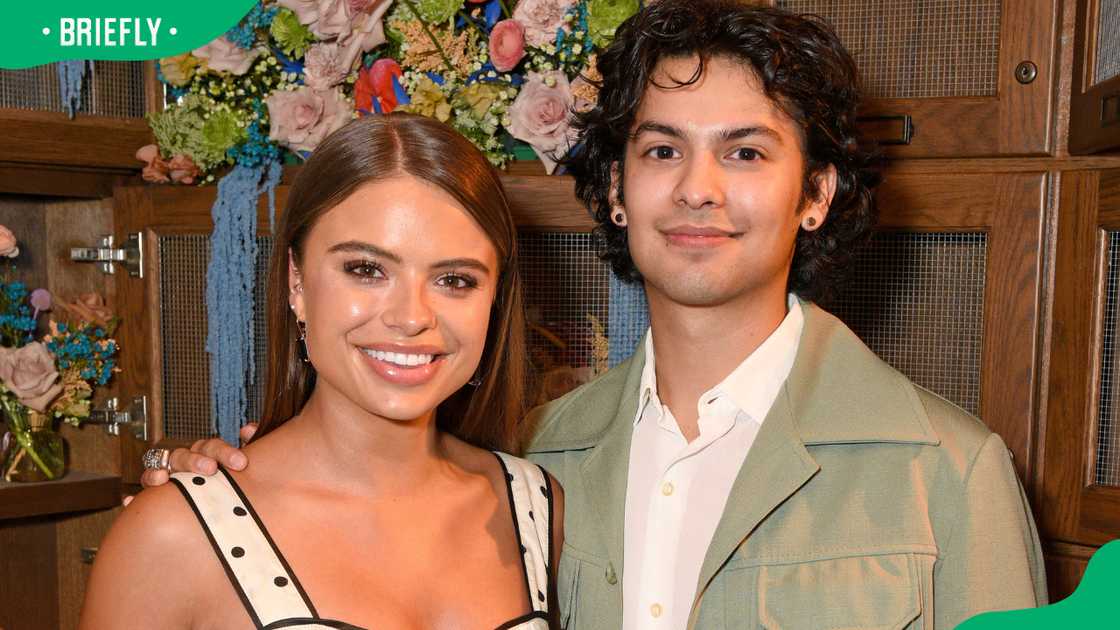 Hannah Kepple and Xolo Maridueña in Los Angeles