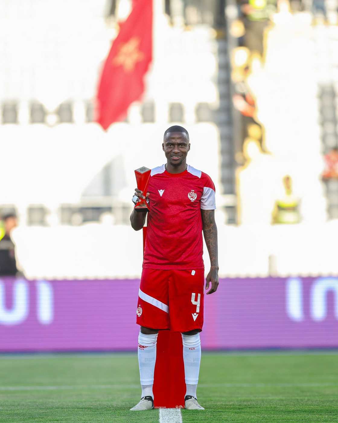 Orlando Pirates star Thembinkosi Lorch was named Player of the Month Orlando Pirates star Thembinkosi Lorch was named Player of the Month