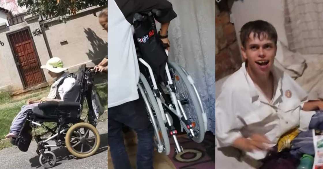 BI Phakathi goes the extra mile, buys disabled boy a new wheelchair BI Phakathi goes the extra mile, buys disabled boy a new wheelchair