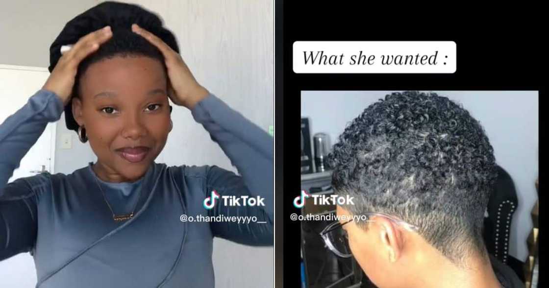 Woman gets hairstyle resembling Rebecca Malope Woman gets hairstyle resembling Rebecca Malope