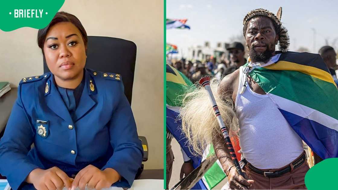 South African Police Service spokesperson Athlenda Mathe confronted Phakelumthakathi over allegations he made about the Ekurhuleni killings South African Police Service spokesperson Athlenda Mathe confronted Phakelumthakathi over allegations he made about the Ekurhuleni killings