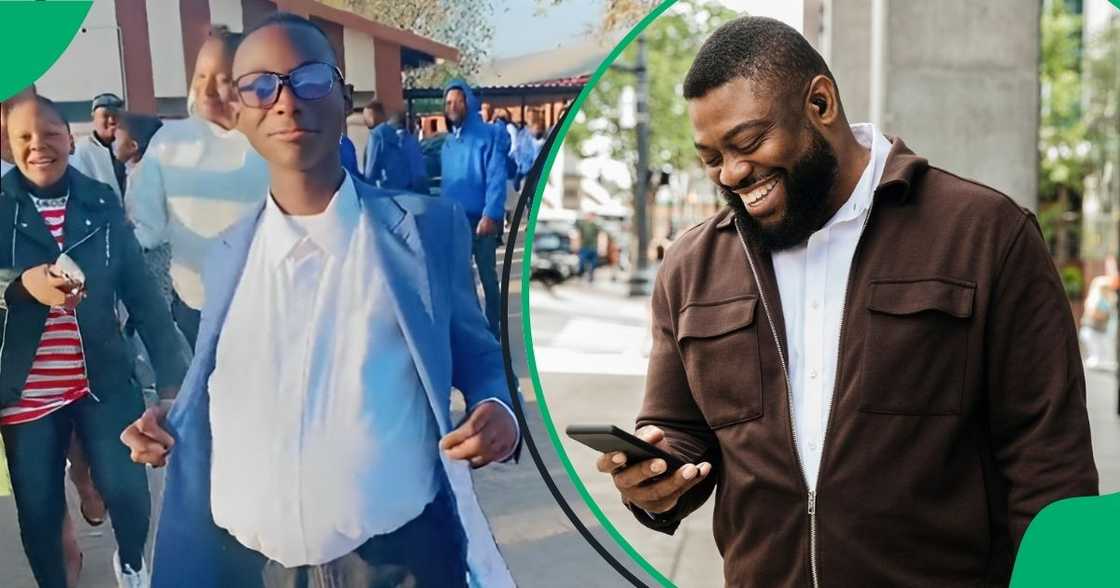 A video captured students dressed like their favourite teachers. A video captured students dressed like their favourite teachers.
