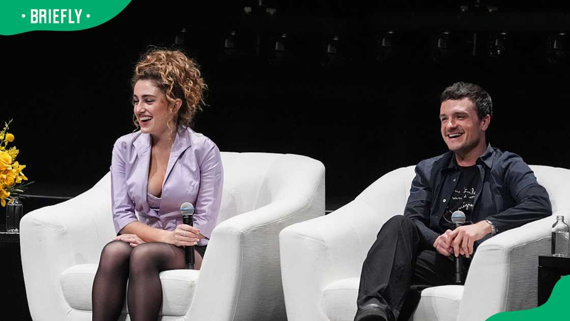 Rachel Sennott and Josh Hutcherson at AVALON Hollywood in 2025