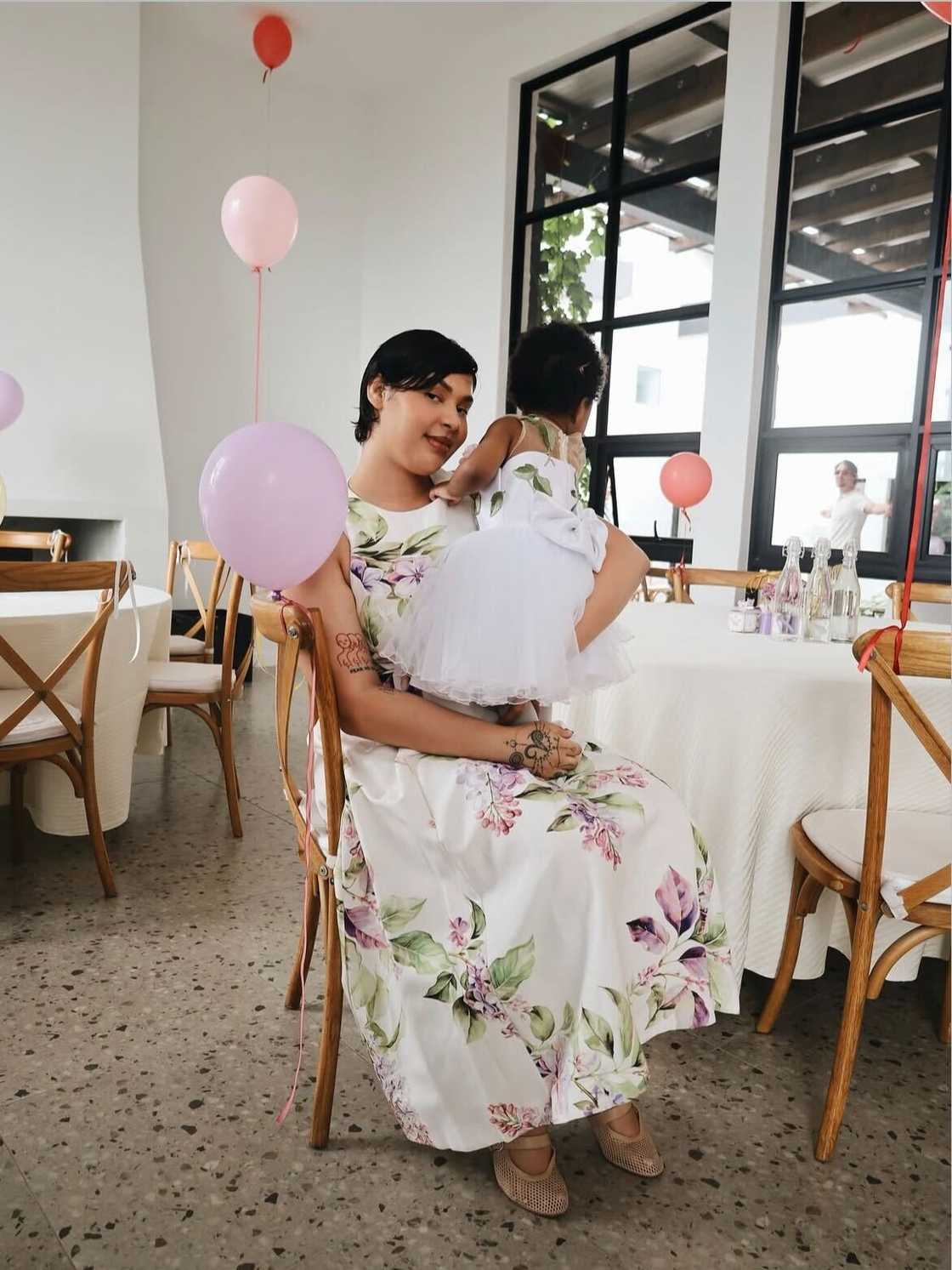 Jones celebrated her daughter's first birthday.