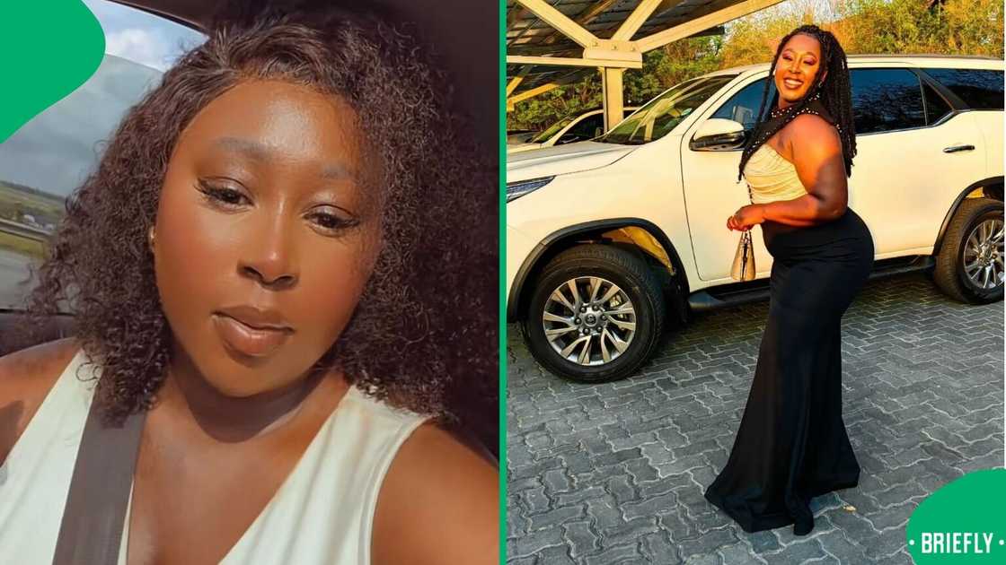 A woman surprised her bae with his favorite soccer team jersey, posed in a TikTok video, and wearing a blue dress. A woman surprised her bae with his favorite soccer team jersey, posed in a TikTok video, and wearing a blue dress.